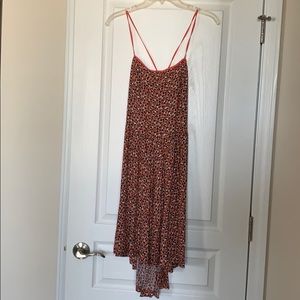 Keds Red and Black High Low Dress